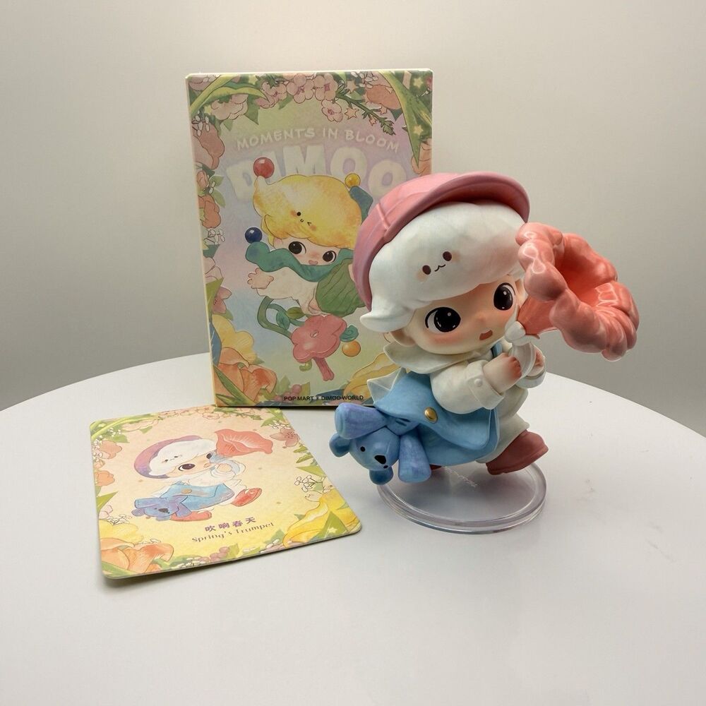 PopMart X Dimoo Moments In Bloom Series Figure - Spring’s Trumpet